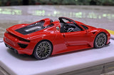 [Make Up] 1:43 Porsche 2011 918 Spyder Red Model Car Resin