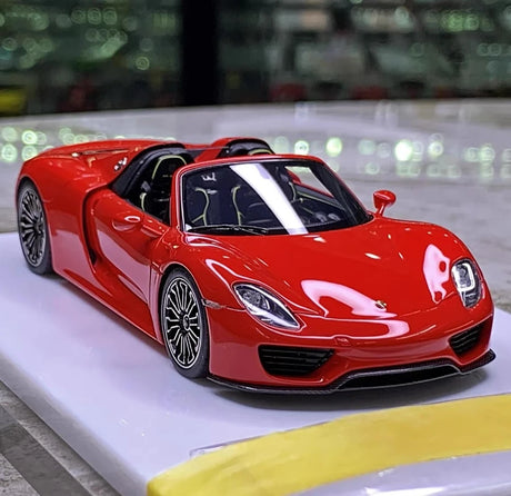 [Make Up] 1:43 Porsche 2011 918 Spyder Red Model Car Resin