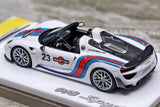 [Make Up] 1:43 Porsche 2011 918 Spyder Weissach Package Martini Model Car Resin