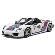 [Make Up] 1:43 Porsche 2011 918 Spyder Weissach Package Martini Model Car