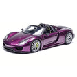[Make Up] 1:43 Porsche 2011 918 Spyder Weissach Package Purple Model Car Resin