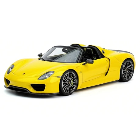 [Make Up] 1:43 Porsche 2011 918 Spyder Yellow Model Car Resin