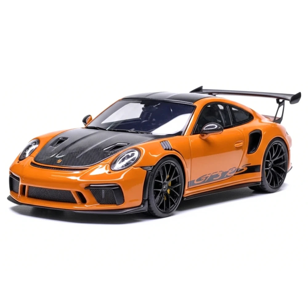 [Make Up] 1:43 Porsche 2018 911 991.2 GT3 RS Orange Model Car Resin