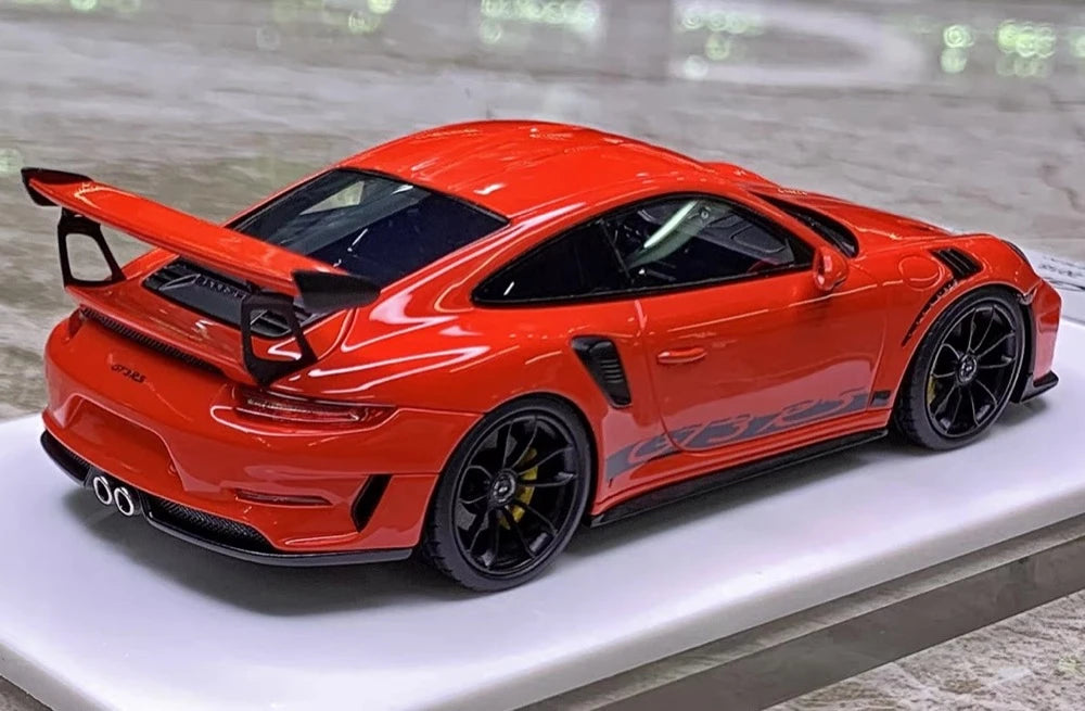 [Make Up] 1:43 Porsche 2018 911 991.2 GT3 RS Red Model Car Resin
