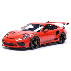 [Make Up] 1:43 Porsche 2018 911 991.2 GT3 RS Red Model Car Resin