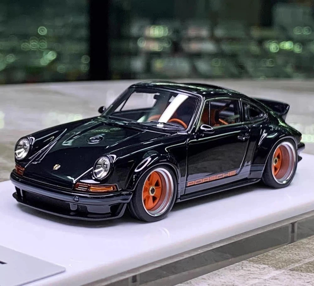 [Make Up] 1:43 Porsche 2018 911 Singer DLS noir voiture miniature Resin