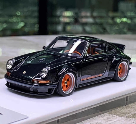 [Make Up] 1:43 Porsche 2018 911 Singer DLS Black Model Car Resin