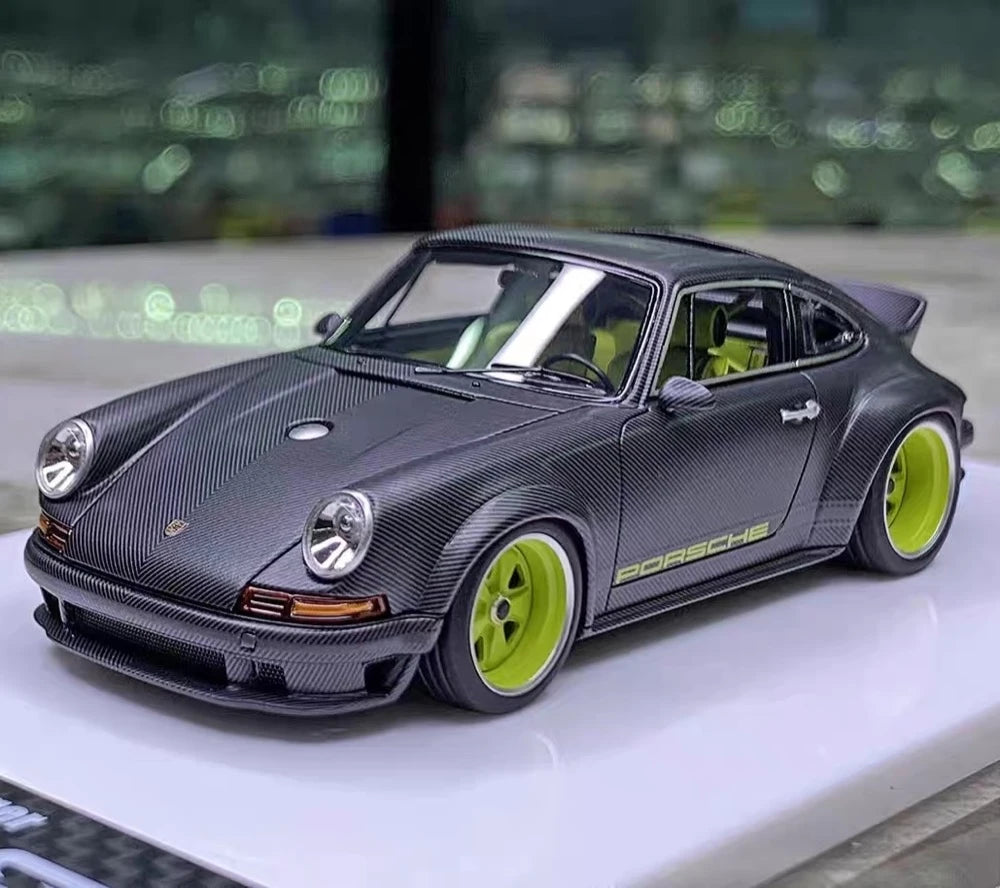 [Make Up] 1:43 Porsche 2018 911 Singer DLS Carbon Fiber Model Car Resin