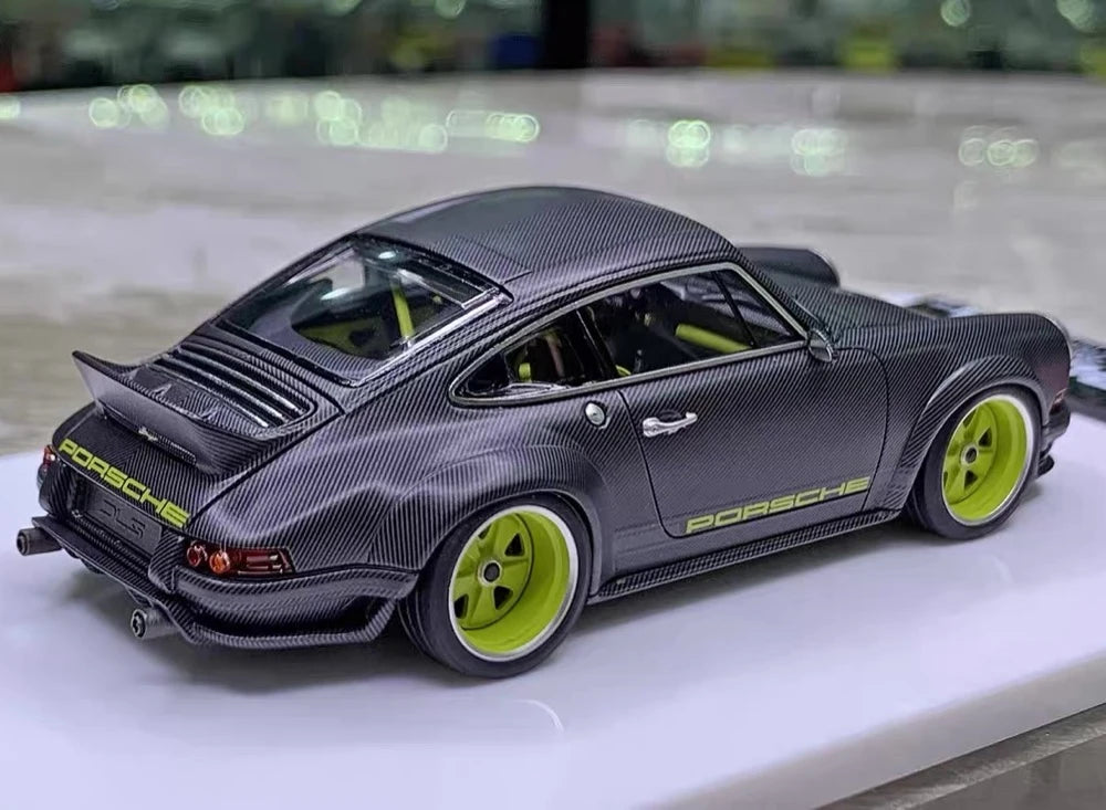 [Make Up] 1:43 Porsche 2018 911 Singer DLS Carbon Fiber Model Car Resin