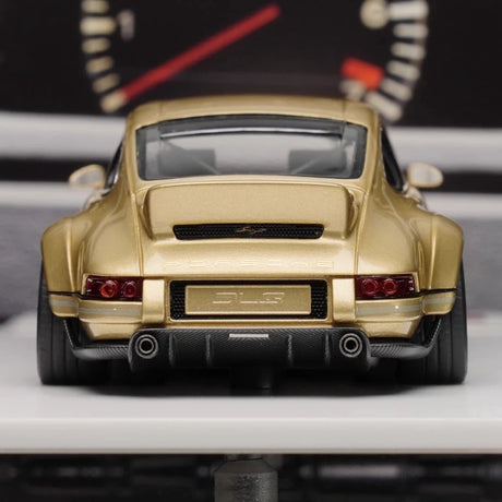 [Make Up] 1:43 Porsche 2018 911 Singer DLS Gold Model Car Resin