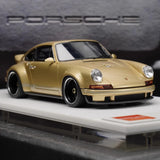 [Make Up] 1:43 Porsche 2018 911 Singer DLS Gold Model Car Resin
