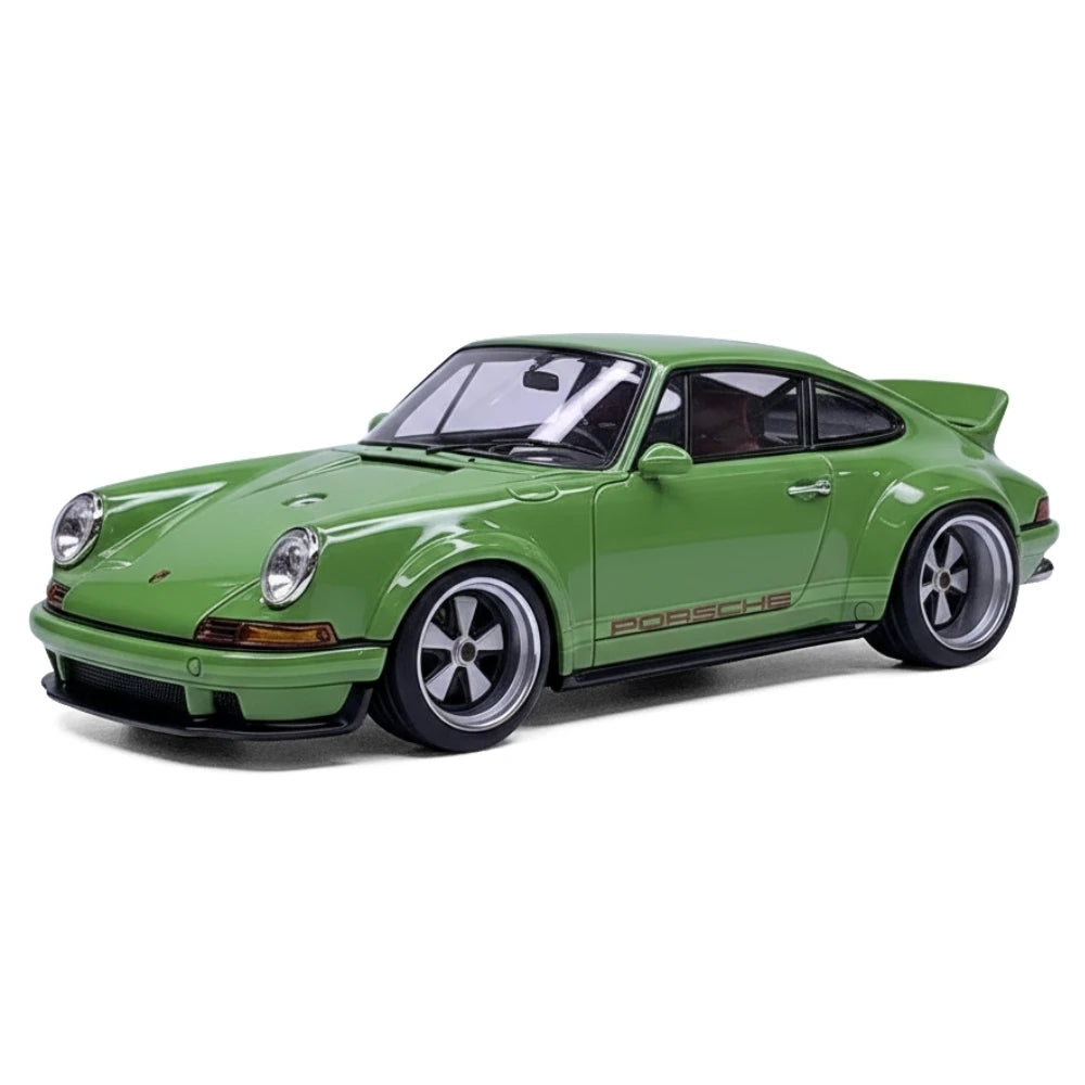 [Make Up] 1:43 Porsche 2018 911 Singer DLS verde modellino di auto resina