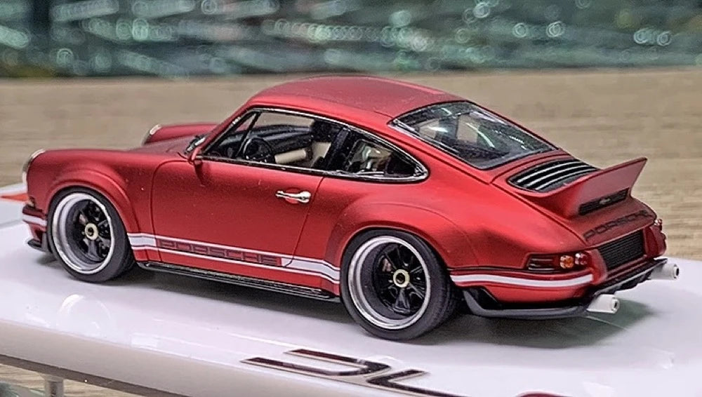 [Make Up] 1:43 Porsche 2018 911 Singer DLS Magenta Model Car Resin