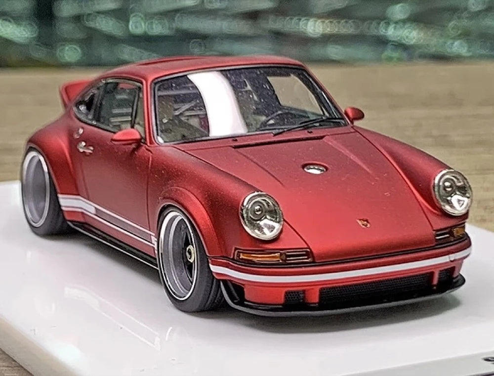 [Make Up] 1:43 Porsche 2018 911 Singer DLS Magenta Model Car Resin