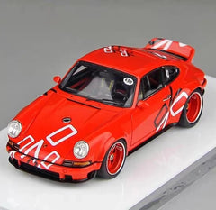 [Make Up] 1:43 Porsche 2018 911 Singer DLS Red Model Car Resin