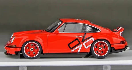 [Make Up] 1:43 Porsche 2018 911 Singer DLS Red Model Car Resin