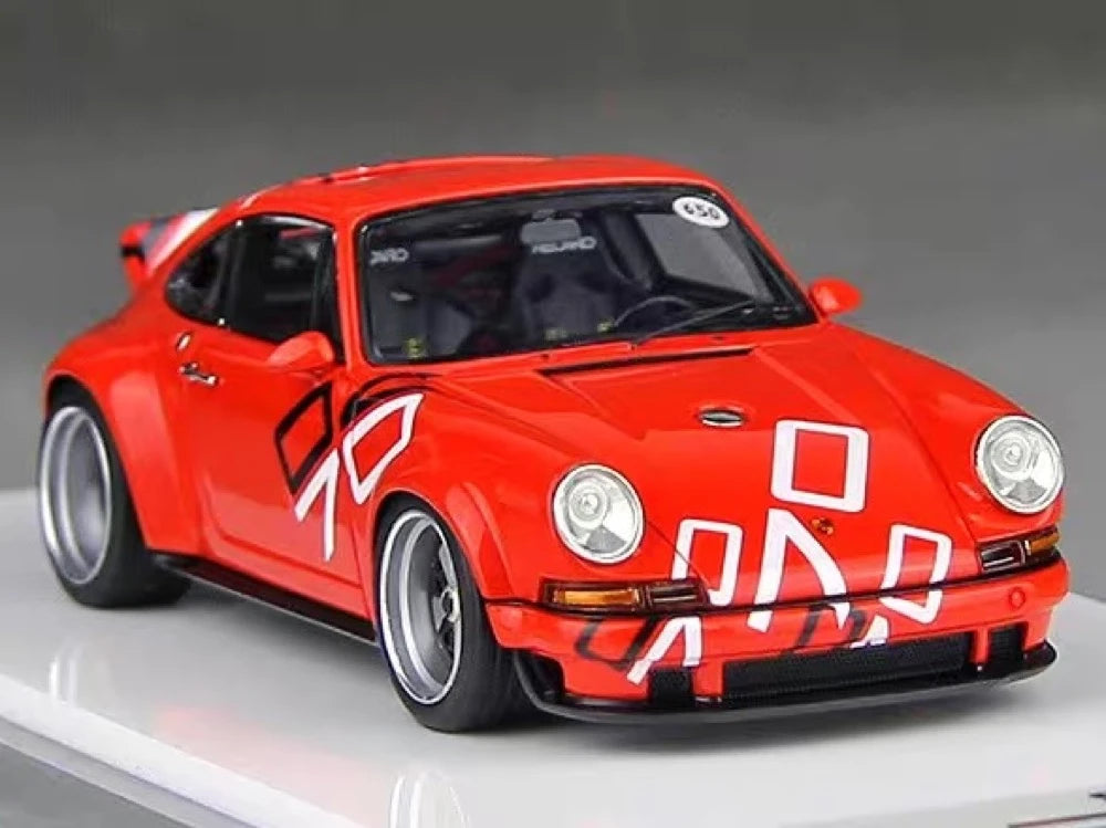 [Make Up] 1:43 Porsche 2018 911 Singer DLS Red Model Car Resin
