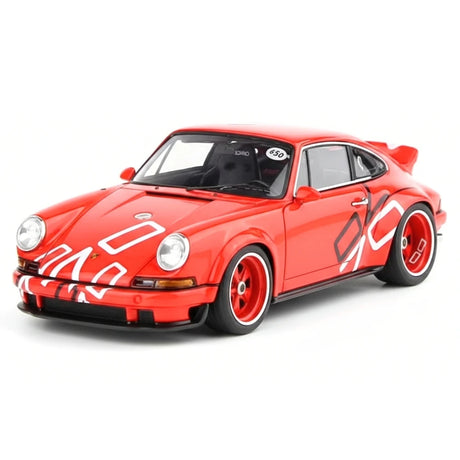 [Make Up] 1:43 Porsche 2018 911 Singer DLS Red Model Car Resin