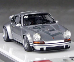 [Make Up] 1:43 Porsche 2018 911 Singer DLS Silver Model Car Resin