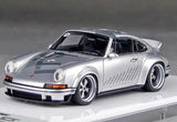 [Make Up] 1:43 Porsche 2018 911 Singer DLS Silver Model Car Resin
