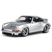 [Make Up] سيارة Porsche 2018 911 Singer DLS مصغرة بمقياس 1:43 باللون فضي
