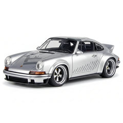 [Make Up] 1:43 Porsche 2018 911 Singer DLS Silver Model Car Resin