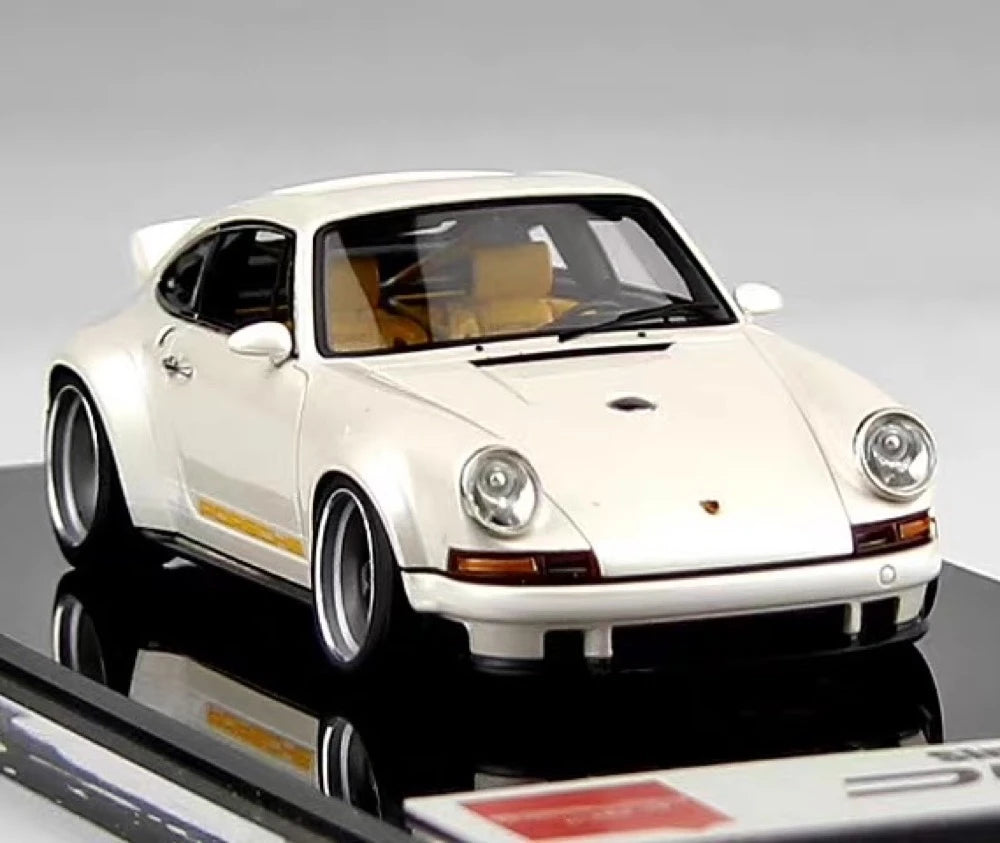 [Make Up] 1:43 Porsche 2018 911 Singer DLS White Model Car Resin