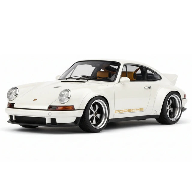 [Make Up] 1:43 Porsche 2018 911 Singer DLS White Model Car Resin
