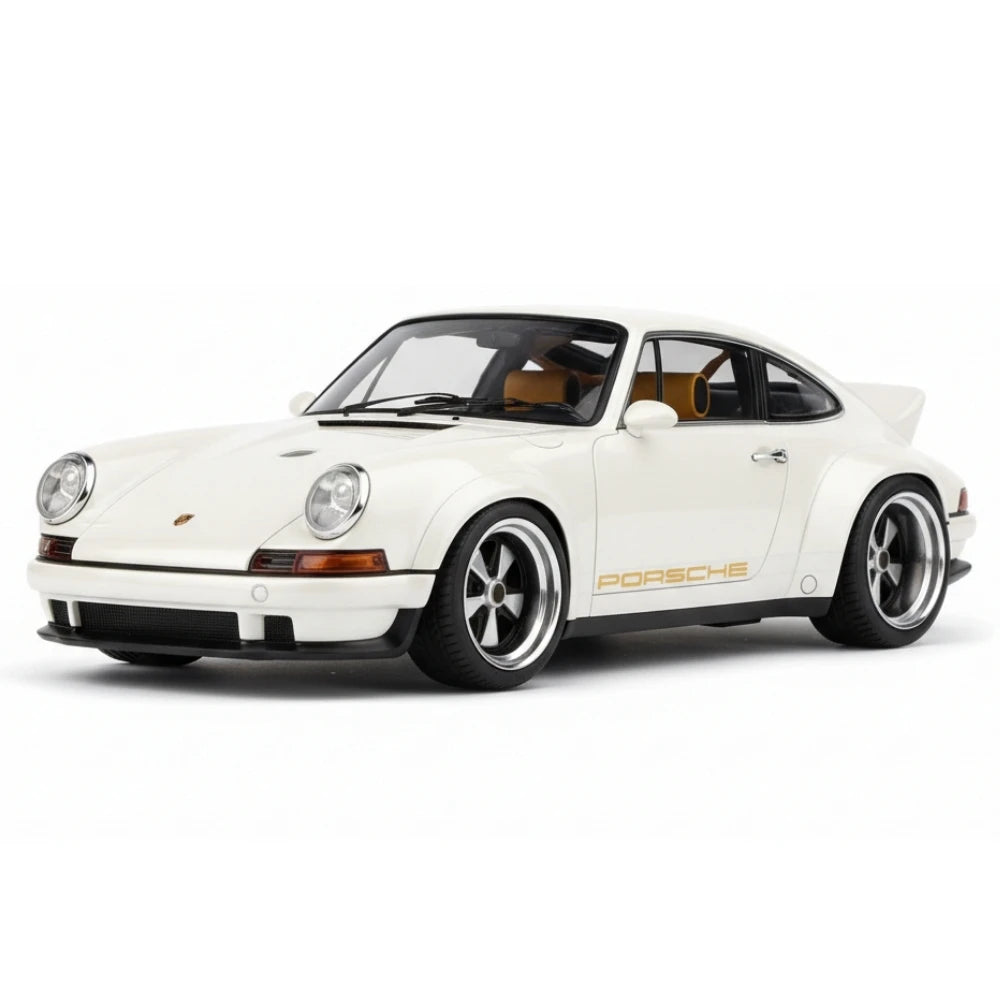 [Make Up] 1:43 Porsche 2018 911 Singer DLS White Model Car Resin