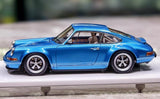 [Make Up] 1:43 Porsche 1990 911 964 Singer blauw modelauto Hars