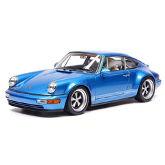 [Make Up] 1:43 Porsche 1990 911 964 Singer Blue Model Car Resin
