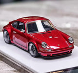 [Make Up] 1:43 Porsche 1990 911 964 Singer Red Model Car Resin