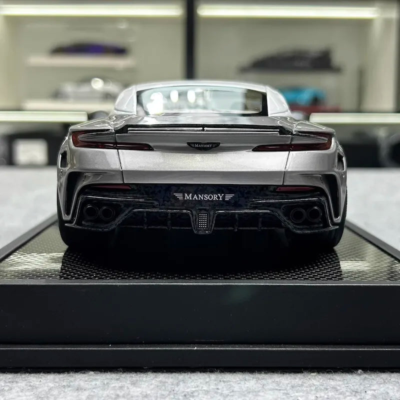 [Mansory] 1:18 Aston Martin 2018 DBS Superleggera Silver Model Car Resin
