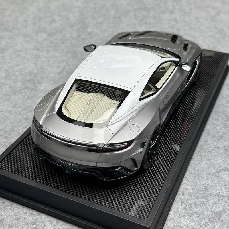 [Mansory] 1:18 Aston Martin 2018 DBS Superleggera Silver Model Car Resin