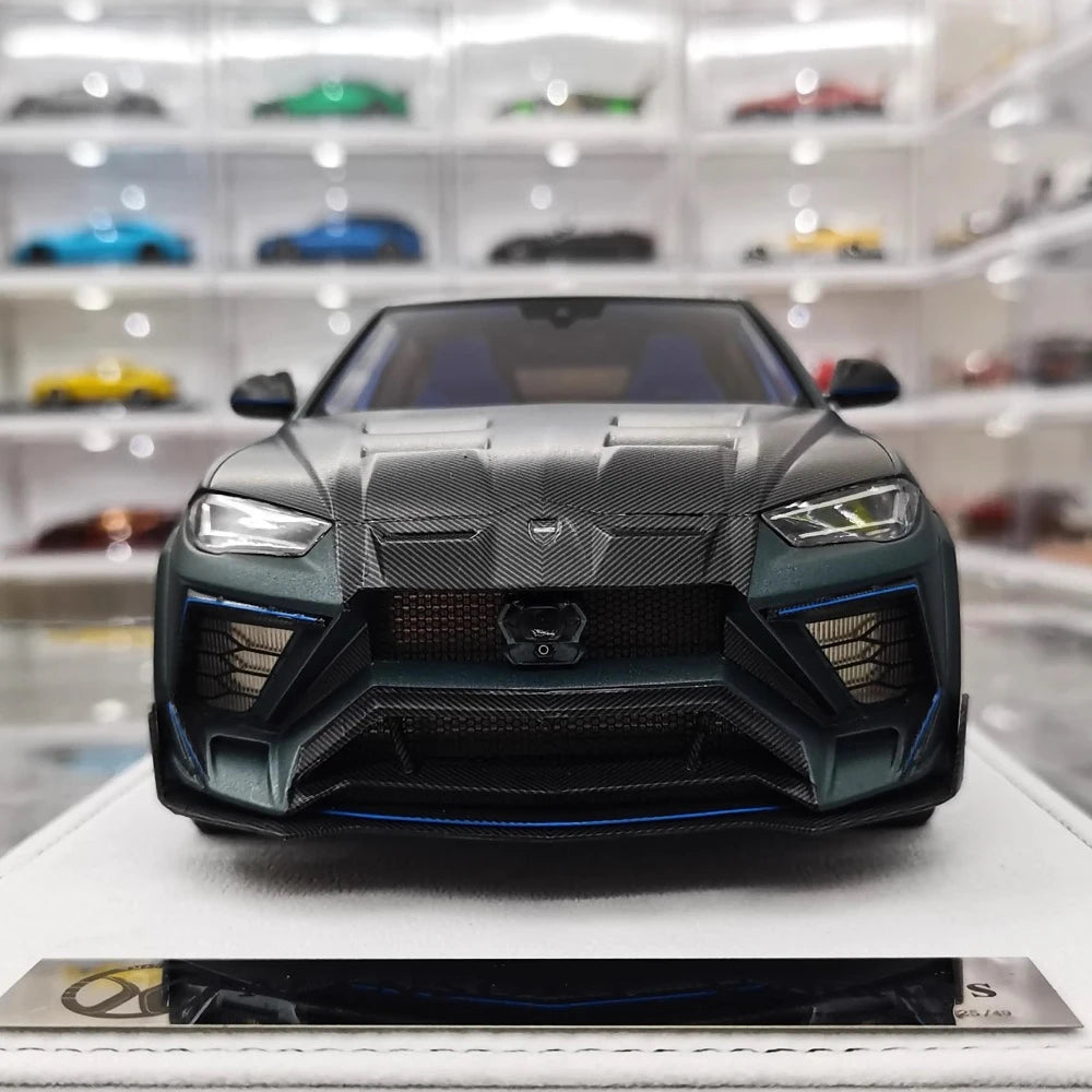 [Mansory] 1:18 Lamborghini 2018 Urus Mansory verde modellino di auto resina