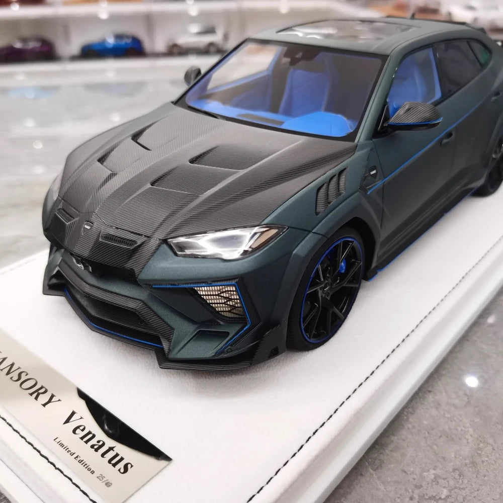 [Mansory] 1:18 Lamborghini 2018 Urus Mansory verde modellino di auto resina