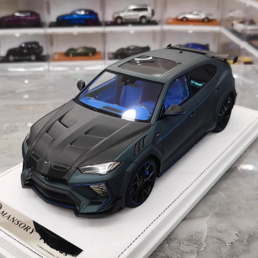 [Mansory] 1:18 Lamborghini 2018 Urus Mansory verde modellino di auto resina