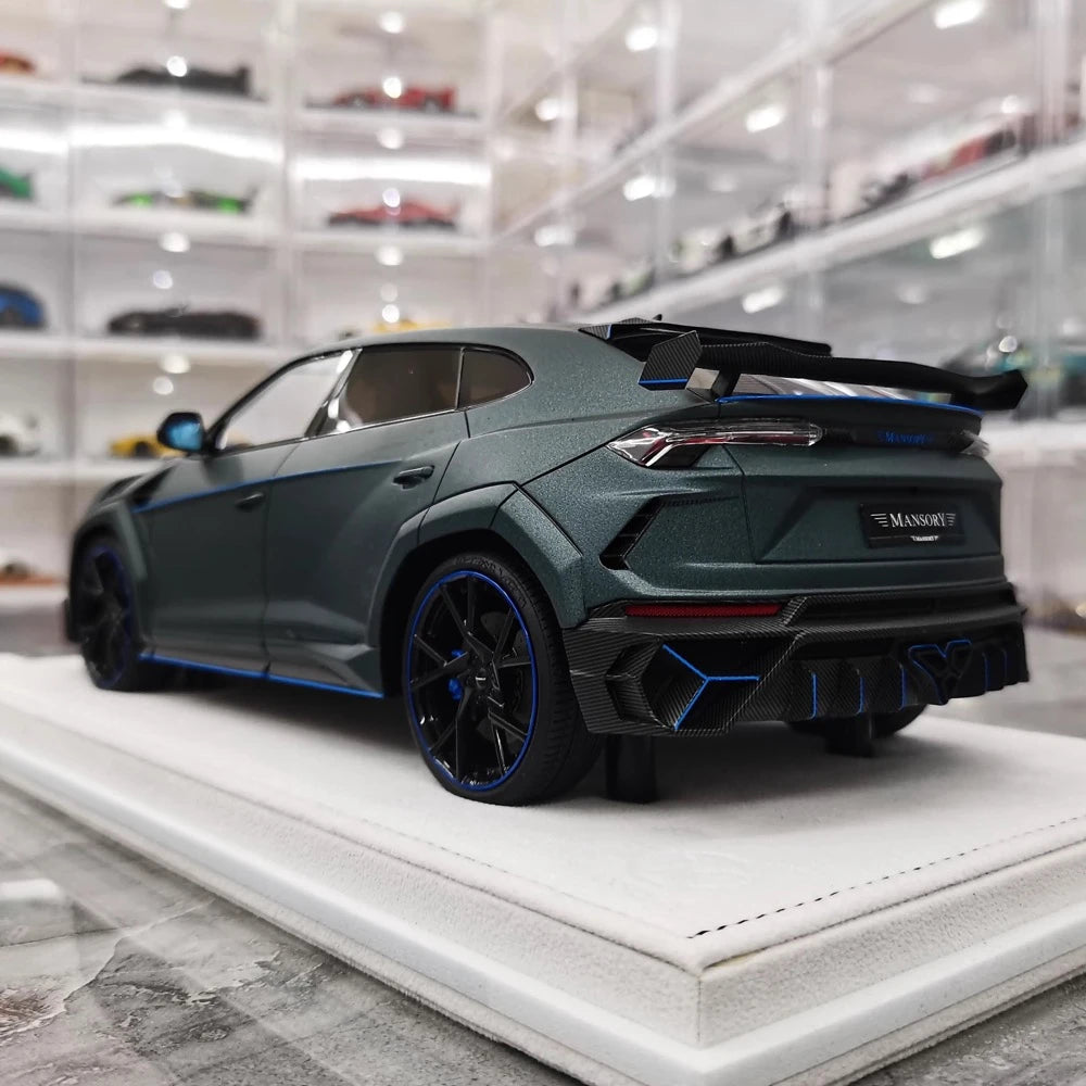 [Mansory] 1:18 Lamborghini 2018 Urus Mansory verde modellino di auto resina
