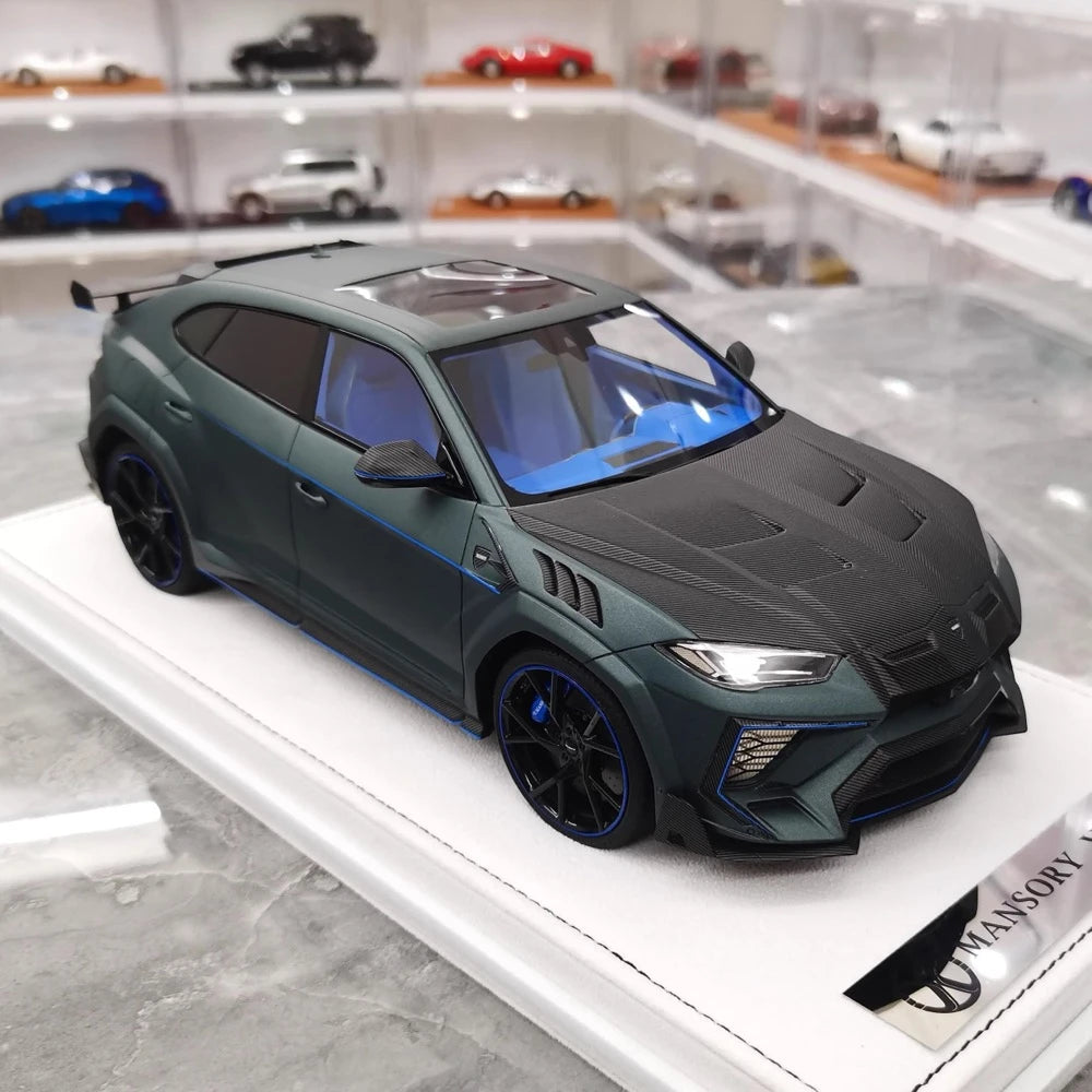[Mansory] 1:18 Lamborghini 2018 Urus Mansory verde modellino di auto resina