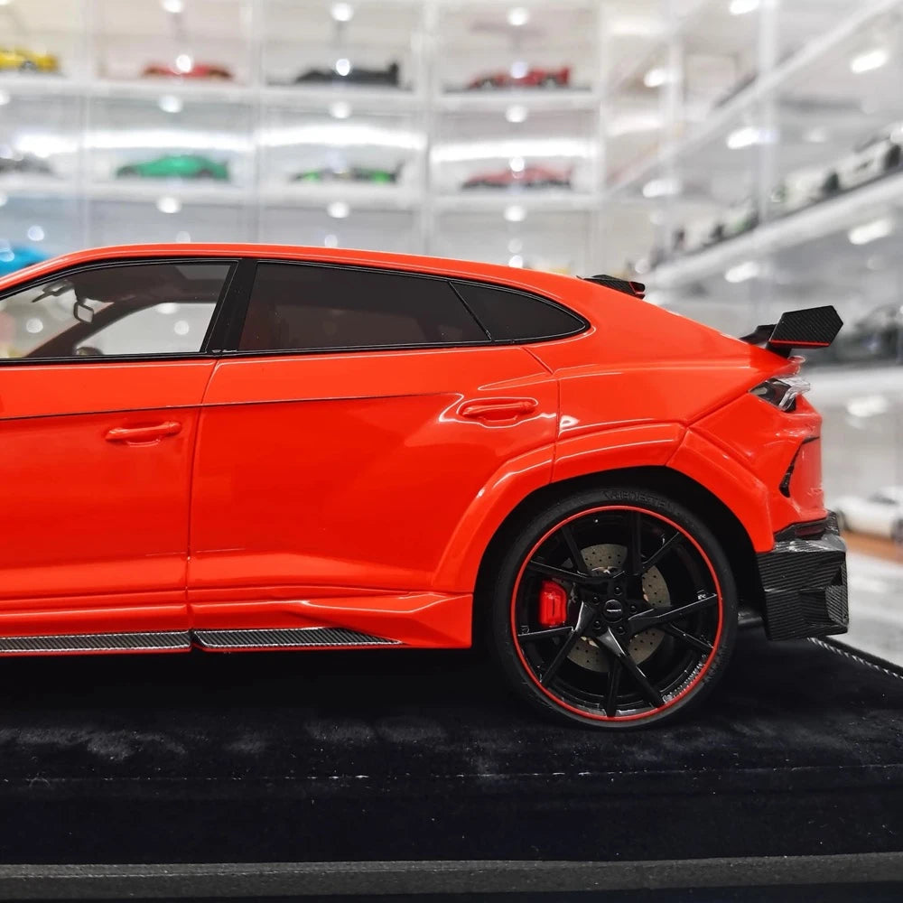 [Mansory] 1:18 Lamborghini 2018 Urus Mansory Orange Model Car Resin