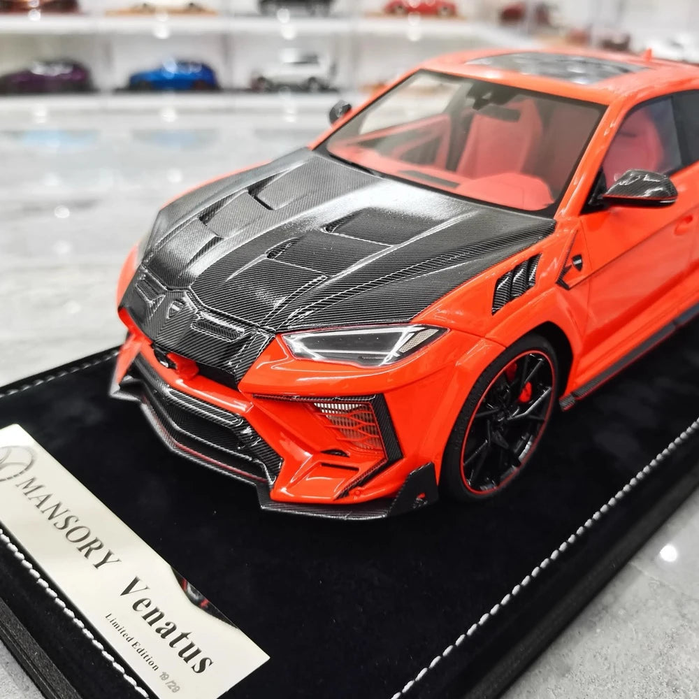 [Mansory] 1:18 Lamborghini 2018 Urus Mansory Orange Model Car Resin