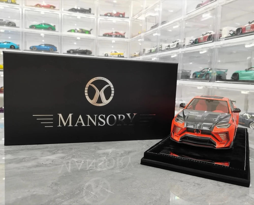 [Mansory] 1:18 Lamborghini 2018 Urus Mansory Orange Model Car Resin