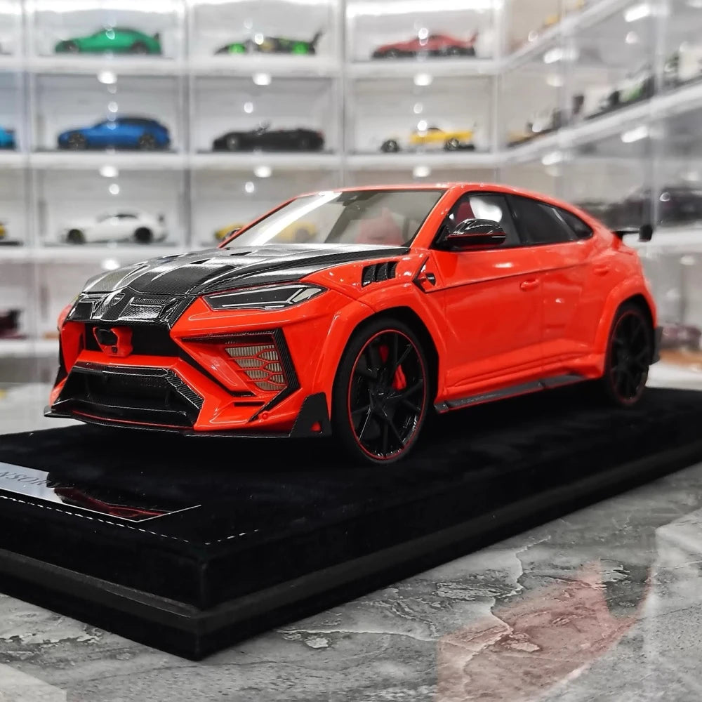 [Mansory] 1:18 Lamborghini 2018 Urus Mansory Orange Model Car Resin