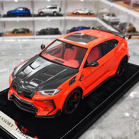 [Mansory] 1:18 Lamborghini 2018 Urus Mansory Orange Model Car Resin