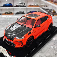 [Mansory] 1:18 Lamborghini 2018 Urus Mansory Orange Model Car Resin