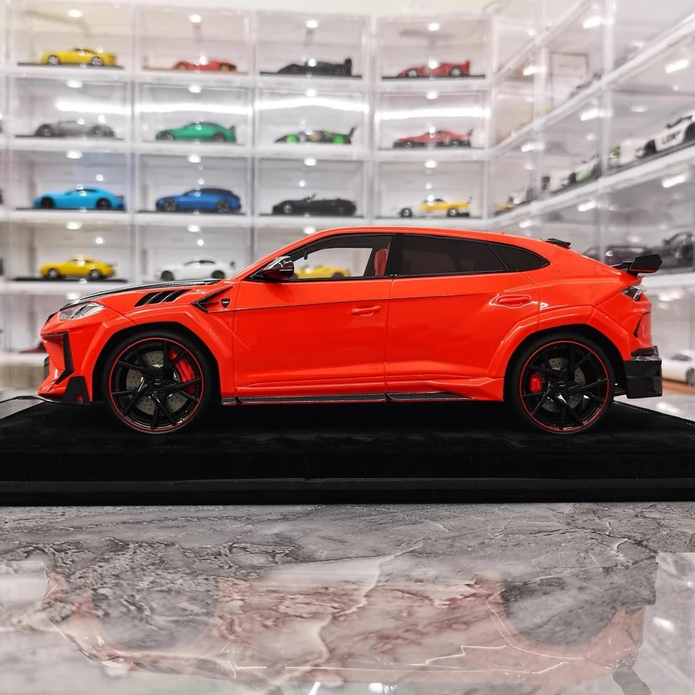 [Mansory] 1:18 Lamborghini 2018 Urus Mansory Orange Model Car Resin