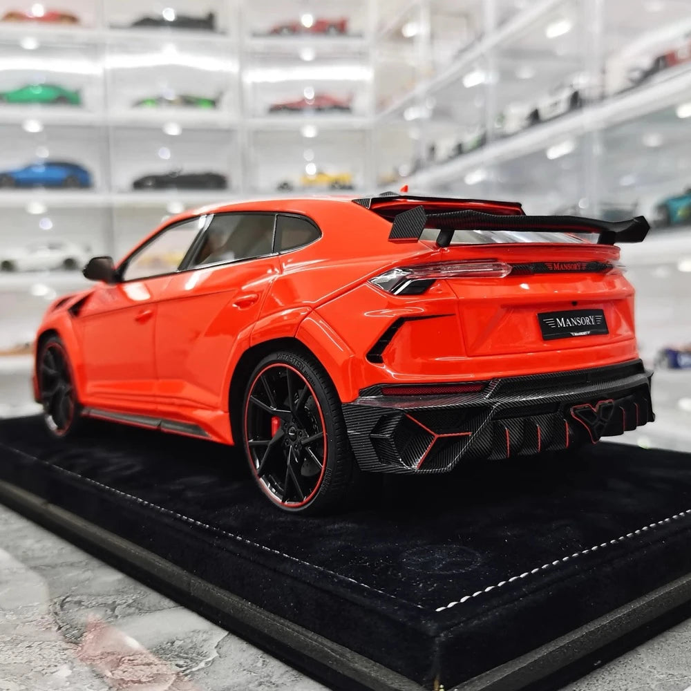 [Mansory] 1:18 Lamborghini 2018 Urus Mansory Orange Model Car Resin