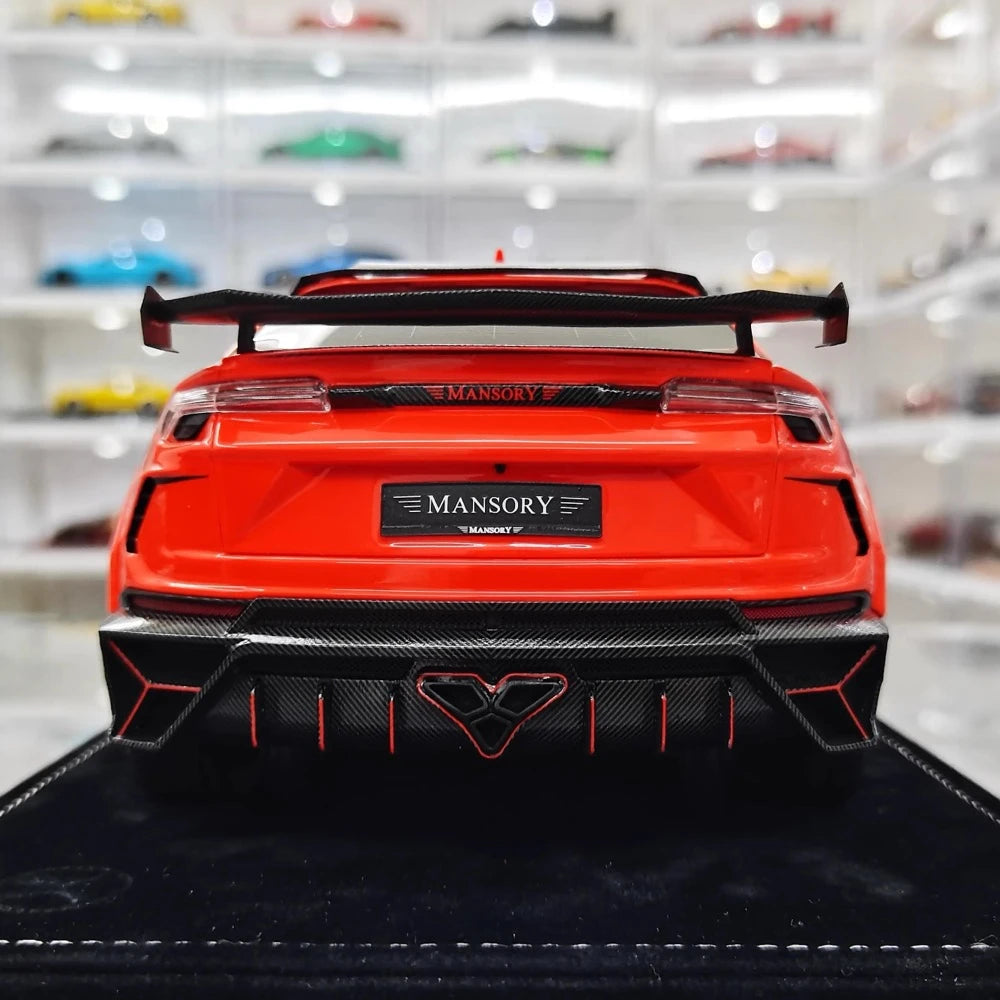 [Mansory] 1:18 Lamborghini 2018 Urus Mansory Orange Model Car Resin
