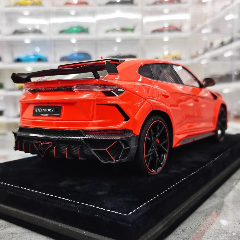 [Mansory] 1:18 Lamborghini 2018 Urus Mansory Orange Model Car Resin