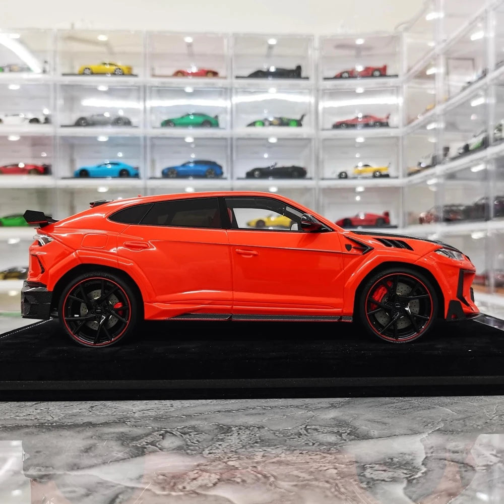 [Mansory] 1:18 Lamborghini 2018 Urus Mansory Orange Model Car Resin